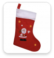 Mikulášska ponožka s vianočným obrázkom - rôzne druhy