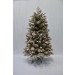 3D vianočný stromček zasnežený so šiškami EMERALD ROSEMARY - 150 cm