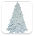 Biely vianočný stromček SNEHOVÁ VLOČKA