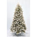 3D vianočný stromček zasnežený so šiškami EMERALD ROSEMARY - 210 cm