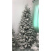 3D vianočný stromček zasnežený so šiškami EMERALD ROSEMARY - 210 cm