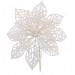 Napichovačka s vianočným kvetom - farba biela - motív 1.
