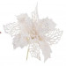 Napichovačka s vianočným kvetom - farba biela - motív 2.