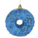 Farebný dekoračný donut - modrá farba