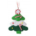  Keramický vianočný stromček 9 cm - motív 2.