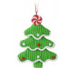  Keramický vianočný stromček 9 cm - motív 4.