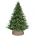 Prútený kryt na stojan vianočných stromčekov - hnedá farba ( stromček LUXURY FIR 210 cm )