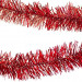 Girlanda fóliová 1,80m tenká - červená farba
